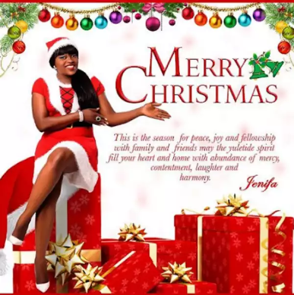 Mother Christmas! Actress Jenifa releases Christmas card, takes gifts to children (photos)